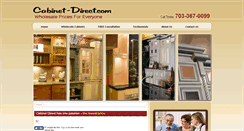 Desktop Screenshot of cabinet-direct.com